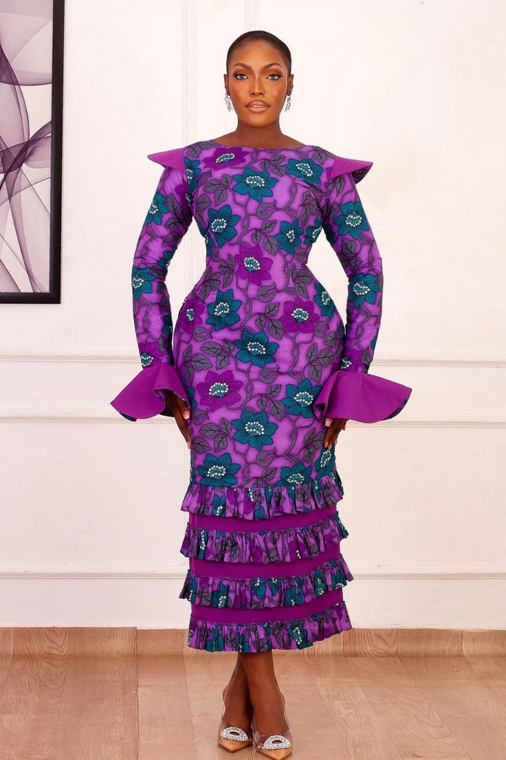 Latest and Simple Ankara Gown Styles 2022. – Ladeey | Ankara gown styles,  Simple ankara gowns, Simple ankara gown styles
